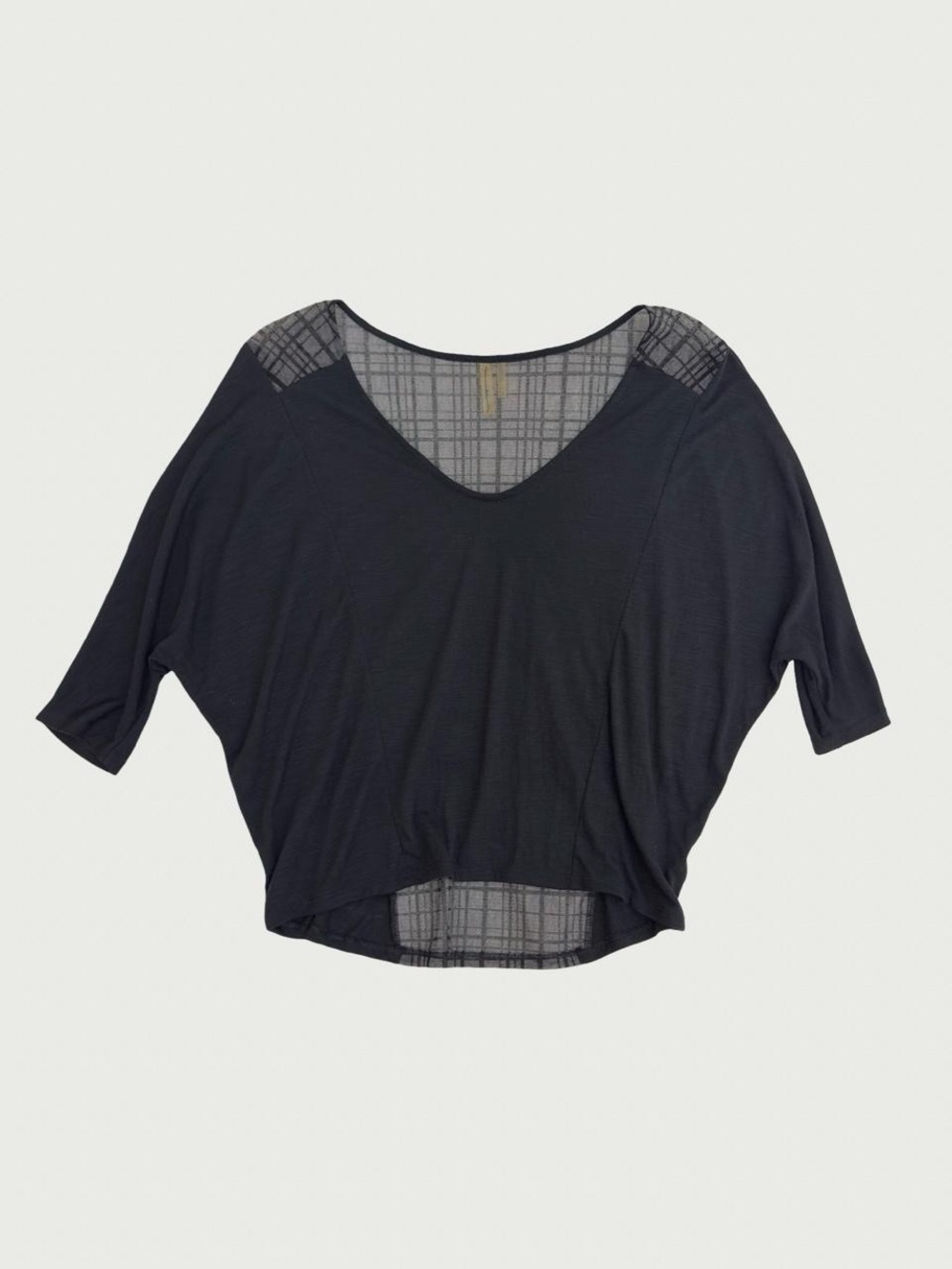 Mesh Back Slouchy Tee